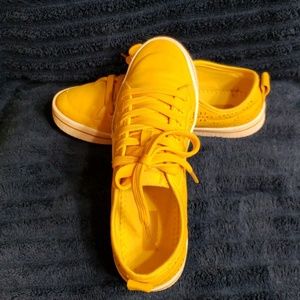 Cute yellow sneaker